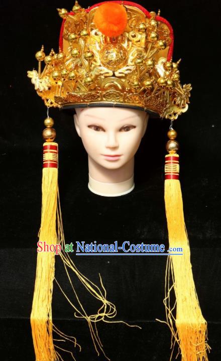 Chinese Traditional Beijing Opera Royal Highness Hat Peking Opera Emperor Hat