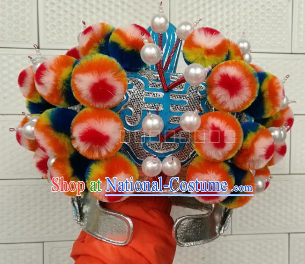 Chinese Traditional Beijing Opera Takefu Headwear Peking Opera Warrior Hat