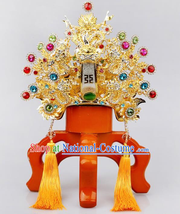 Chinese Traditional Religious Hair Accessories Taoism Feng Shui Immortal Prince Hat