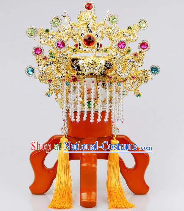 Chinese Traditional Religious Hair Accessories Taoism Feng Shui Guan God Hat