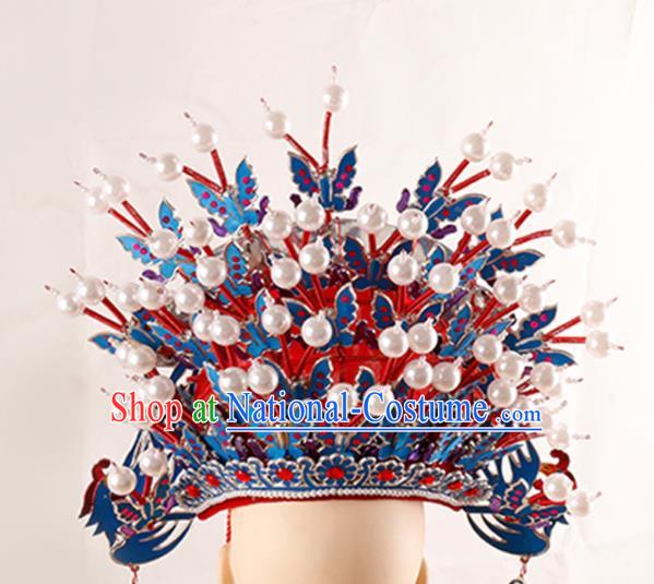 Chinese Traditional Beijing Opera Phoenix Coronet Ancient Kun Opera Hair Accessories Imperial Consort Headwear