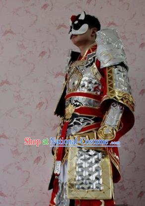 Chinese Ancient Cosplay General Costume Traditional Swordsman Body Armor for Men