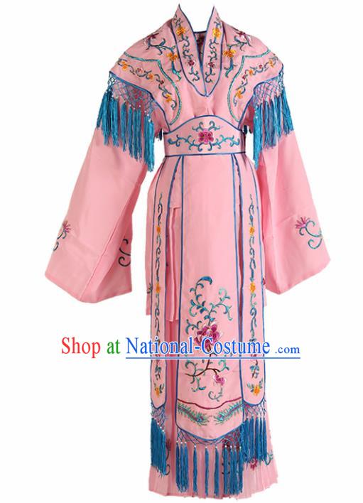 Traditional Chinese Beijing Opera Peri Costume Peking Opera Princess Pink Dress