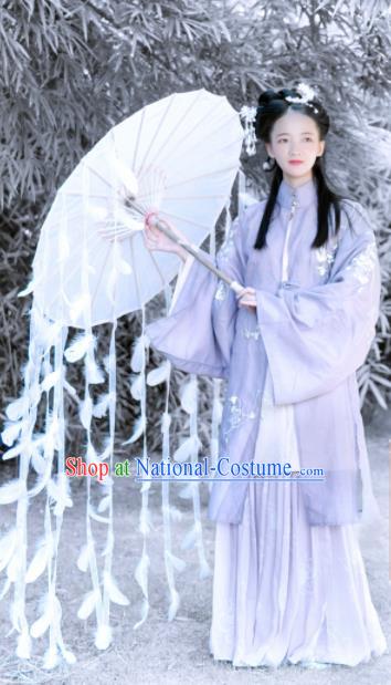 Traditional Chinese Ming Dynasty Historical Costume Ancient Nobility Lady Hanfu Dress for Women