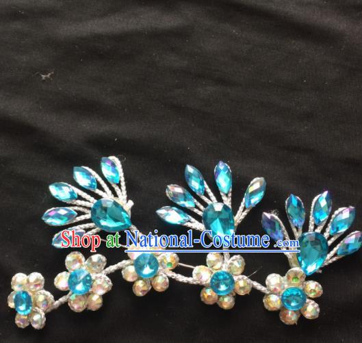 Asian Chinese Beijing Opera Jewelry Accessories Stage Performance Brooch for Women