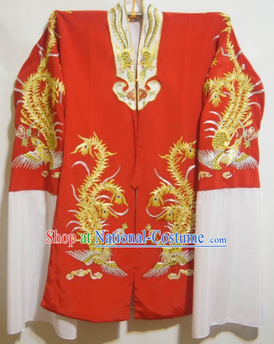 Traditional Chinese Beijing Opera Actress Costume Ancient Palace Queen Red Dress for Women