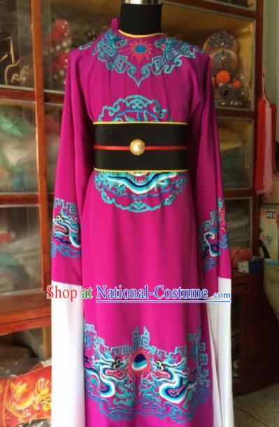 Traditional Chinese Beijing Opera Costume Peking Opera Eunuch Rosy Robe