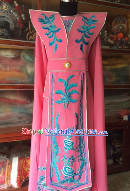 Traditional Chinese Beijing Opera Niche Costume Peking Opera Prince Pink Robe