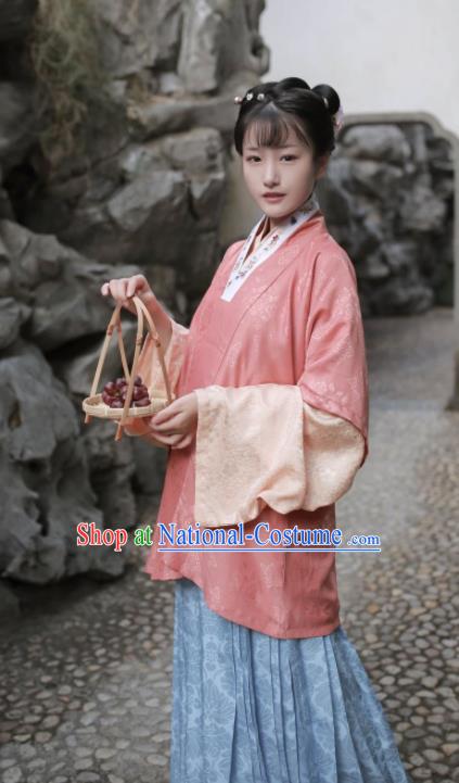 Traditional Chinese Ancient Ming Dynasty Nobility Lady Historical Costume Complete Set