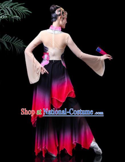 Traditional Chinese Stage Performance Costume Folk Dance Fan Dance Clothing for Women