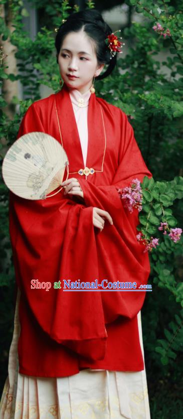 Chinese Traditional Ming Dynasty Imperial Consort Historical Costume Ancient Peri Hanfu Dress for Women