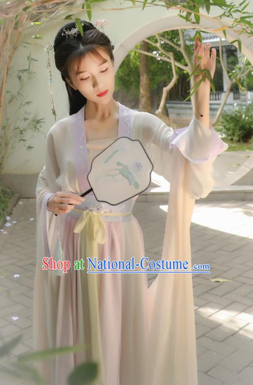 Traditional Chinese Ancient Princess Hanfu Dress Tang Dynasty Palace Lady Historical Costume for Women