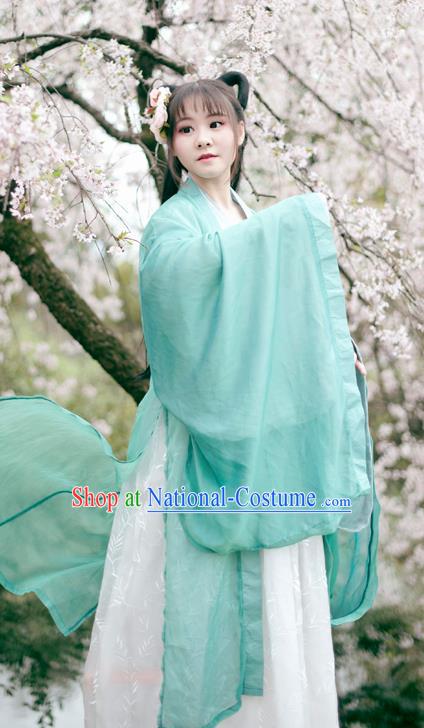 Traditional Chinese Ancient Peri Princess Hanfu Dress Tang Dynasty Palace Lady Historical Costume Complete Set for Women