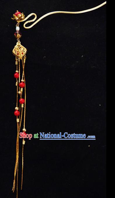 Chinese Ancient Hair Accessories Tassel Step Shake Traditional Bride Hanfu Hairpins for Women