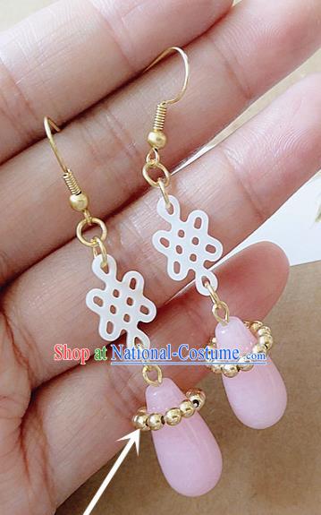 Chinese Ancient Hanfu Jewelry Accessories Traditional Palace Earrings for Women