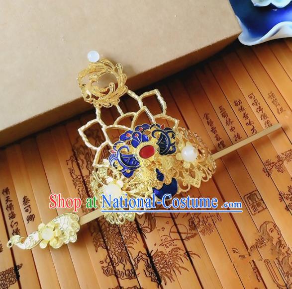 Chinese Ancient Queen Hair Accessories Traditional Hanfu Palace Hair Crown Hairpins for Women