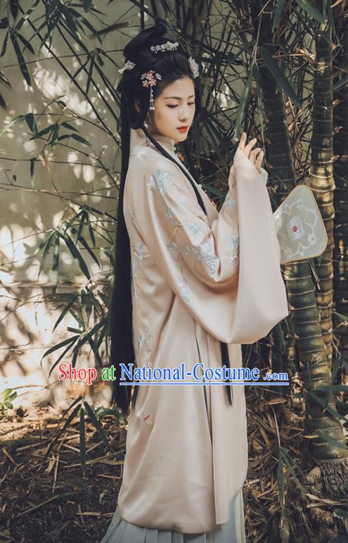 Traditional Chinese Ming Dynasty Aristocratic Lady Replica Costumes Ancient Drama Princess Hanfu Dress for Women