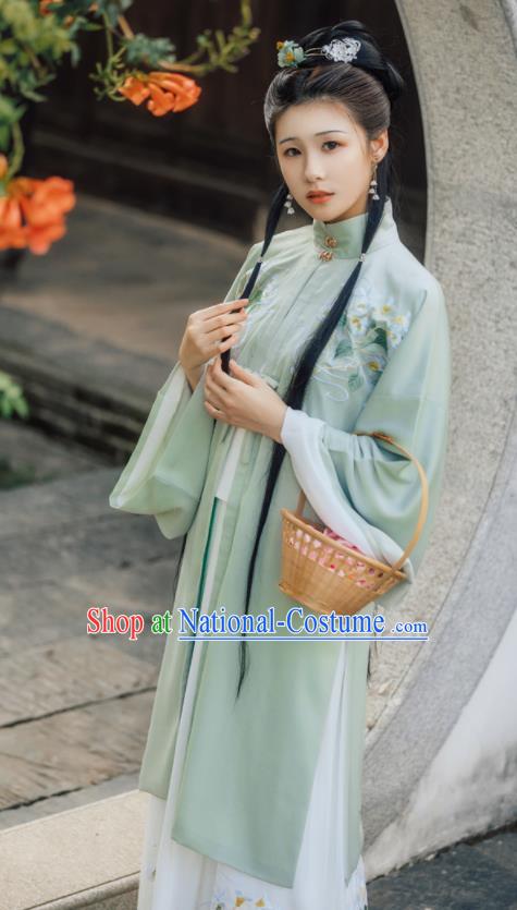 Chinese Traditional Ming Dynasty Replica Costumes Ancient Drama Aristocratic Lady Hanfu Dress for Women