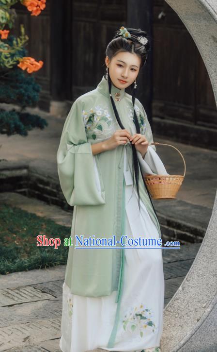 Chinese Traditional Ming Dynasty Replica Costumes Ancient Drama Aristocratic Lady Hanfu Dress for Women