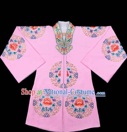 Professional Chinese Traditional Beijing Opera Costume Peking Opera Aristocratic Lady Pink Cloak for Adults