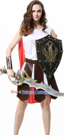 Traditional Roman Costume Ancient Rome Female Warrior Dress for Women