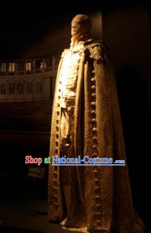 Traditional Greek Prince Costume Ancient Greek King Golden Clothing for Men