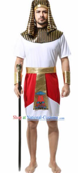 Traditional Egypt King Costume Ancient Egypt Priest Clothing for Men