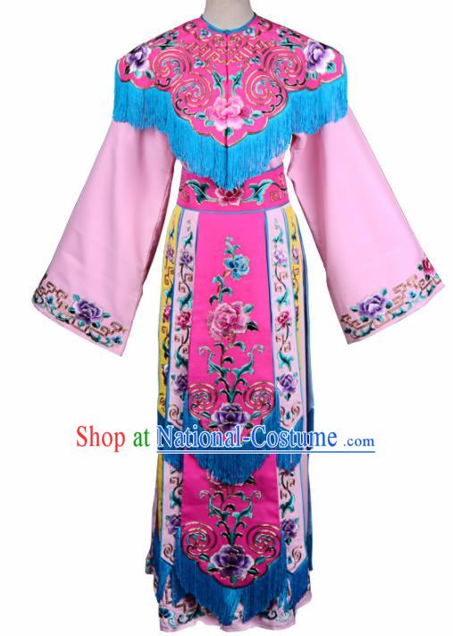 Professional Chinese Traditional Beijing Opera Princess Costume Ancient Peri Embroidered Dress for Adults