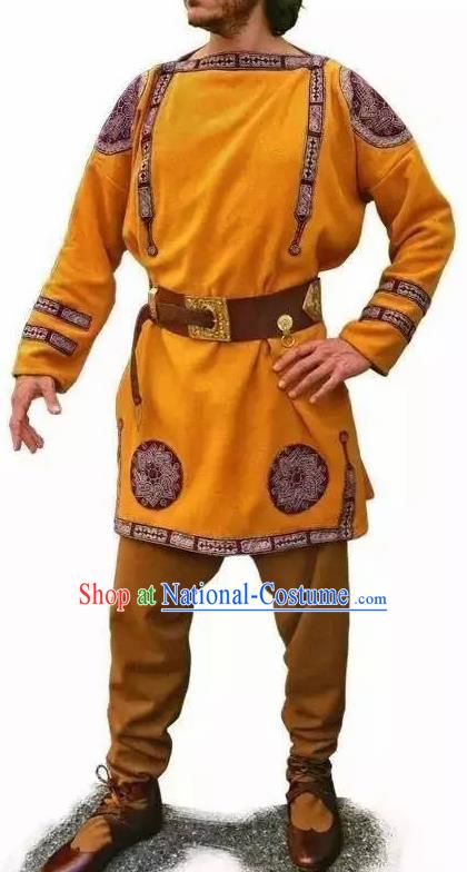 Traditional Greek Male Costume Ancient Greek Warrior Clothing Huntsman Himation for Men