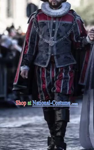 Traditional Roman Earl Costume Ancient Rome Senator Clothing for Men