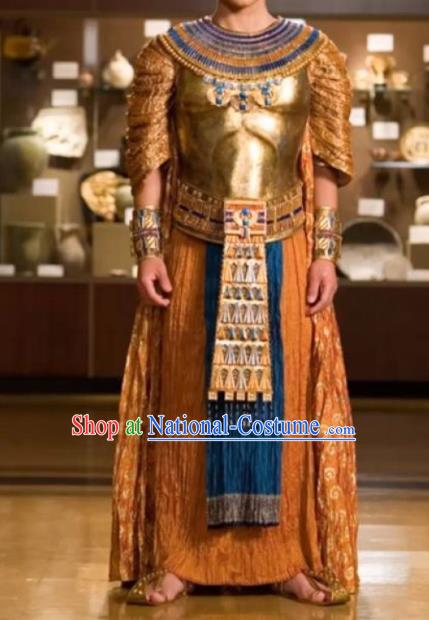 Traditional Egypt King Warrior Costume Ancient Egypt Pharaoh Armor Clothing for Men