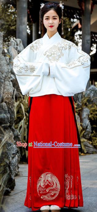 Chinese Ancient Traditional Ming Dynasty Palace Princess Replica Costume for Women