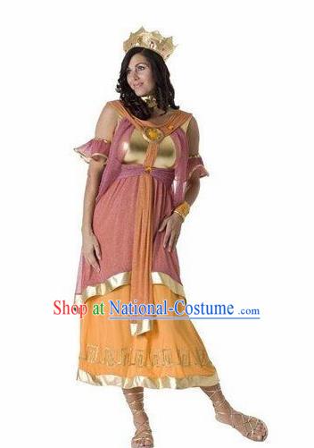 Traditional Greek Queen Costume Strophion Peplos Ancient Greece Goddess Dress for Women