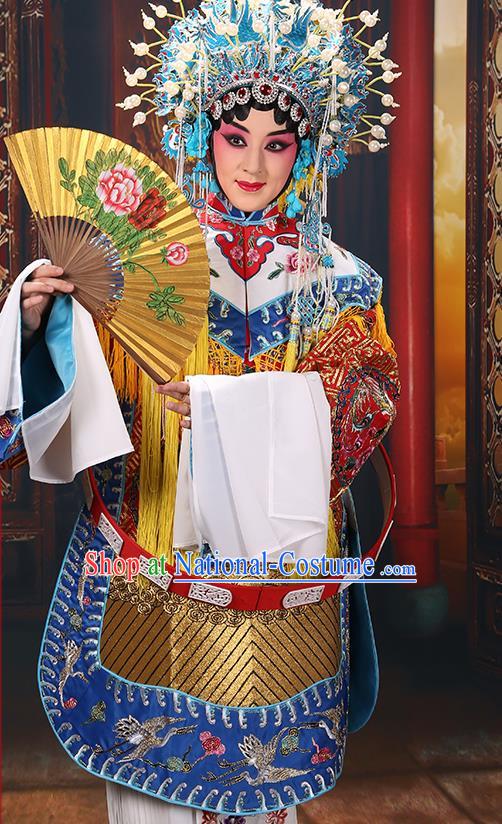 Professional Chinese Traditional Beijing Opera Costume Ancient Imperial Concubine Embroidered Robe for Adults