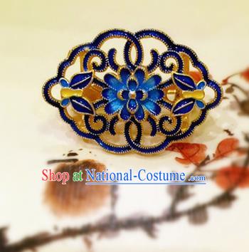 Chinese Traditional Handmade Cloisonne Brooch Classical Accessories Breastpin for Women