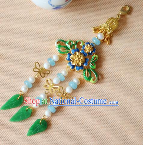 Chinese Traditional Handmade Cloisonne Brooch Classical Accessories Breastpin for Women