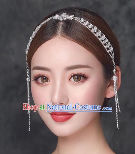 Top Grade Handmade Wedding Hair Clasp Bride Zircon Hair Accessories for Women