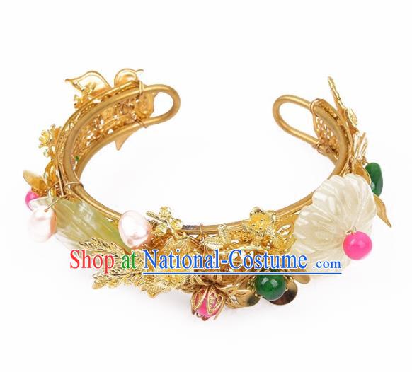 Top Grade Chinese Handmade Hanfu Bracelet Traditional Bride Jewelry Accessories for Women