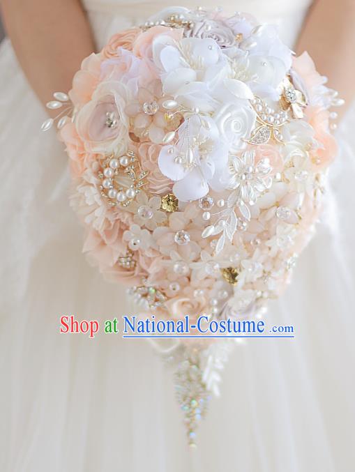 Top Grade Wedding Bridal Bouquet Hand Tied Bouquet Flowers for Women