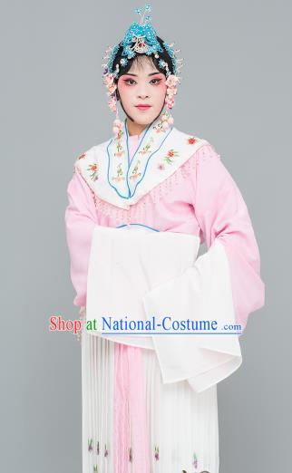 Chinese Traditional Peking Opera Peri Pink Dress Classical Beijing Opera Actress Costume for Adults