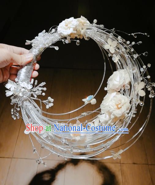 Chinese Traditional Wedding Bridal Bouquet Hand Flowers Basket for Women