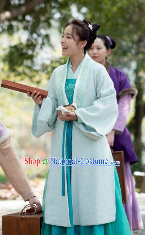 The Story Of MingLan Chinese Song Dynasty Historical Costume Ancient Nobility Lady Hanfu Dress for Women