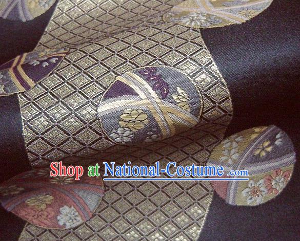 Asian Traditional Brocade Japanese Kimono Classical Pattern Damask Fabric Tapestry Satin Silk Material