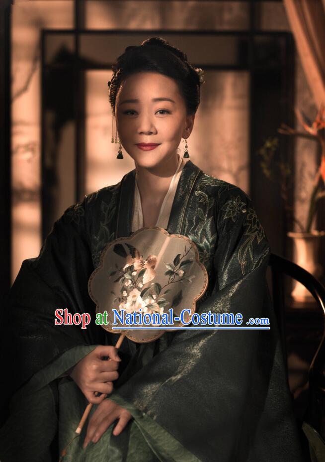 The Story Of MingLan Chinese Song Dynasty Royal Historical Costume Ancient Contessa Embroidered Hanfu Dress for Women