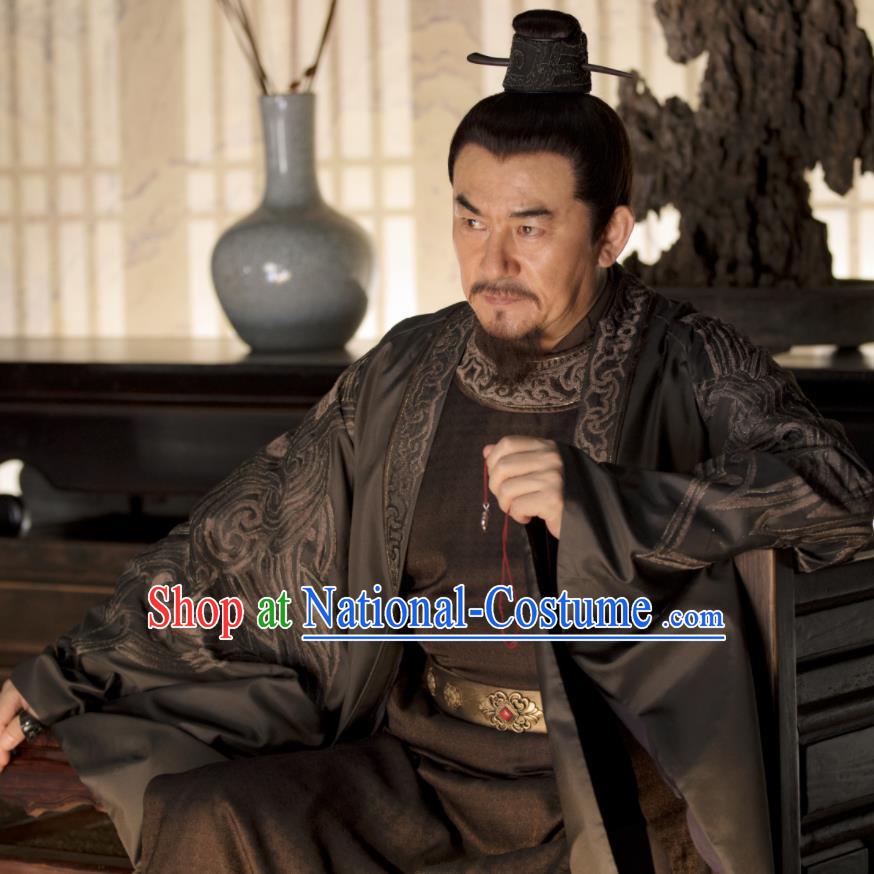 Chinese Song Dynasty Nobility Marquis Embroidered Clothing Drama The Story Of MingLan Ancient General Replica Costume for Men