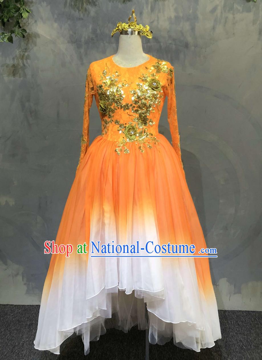 Custom Made Tailor Made Custom-made Color Transition Dance Costumes