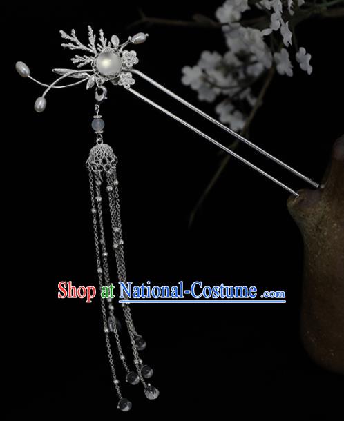 Chinese Traditional Hanfu Hair Accessories Step Shake Ancient Princess Tassel Hairpins for Women