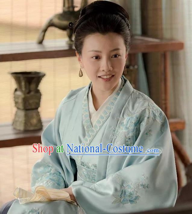 The Story Of MingLan Traditional Chinese Ancient Nobility Lady Embroidered Replica Costume for Women