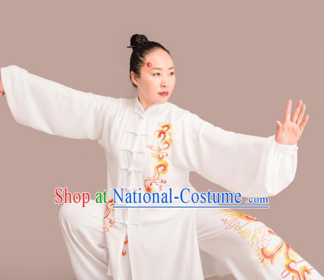 Chinese Traditional Kung Fu Competition Embroidered Costume Martial Arts Tai Chi Clothing for Women