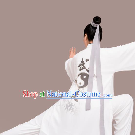 Chinese Traditional Kung Fu Costume Martial Arts Competition Tai Chi Printing Bamboo Clothing for Women